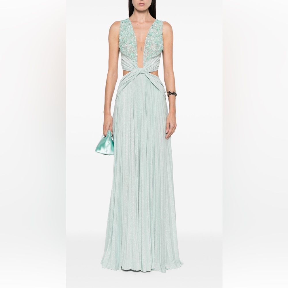 Maxi blue gown